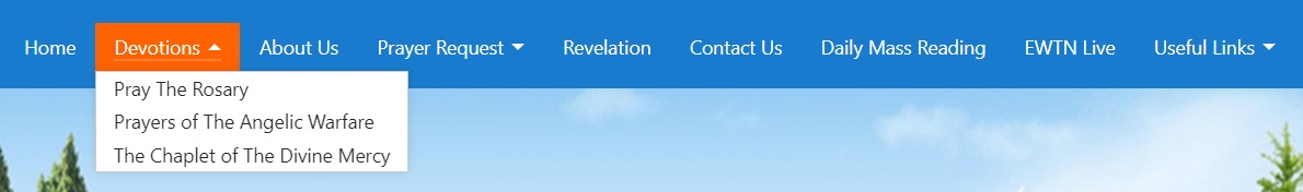 Dropdown Menu on Mouse Hover
